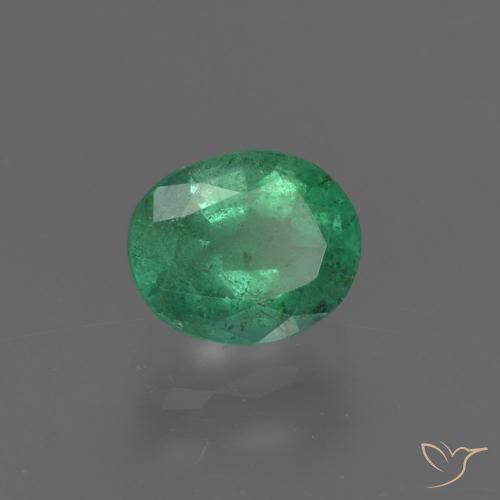 0.96克拉天然翠，椭圆形，SI
