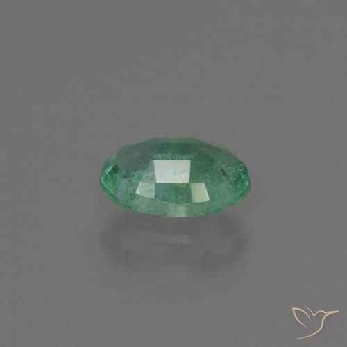 0.64克拉天然翠，椭圆形，SI