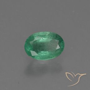 0.72克拉天然翠，椭圆形，SI