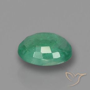 0.88克拉天然翠，椭圆形，SI-I1