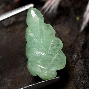 2.06克拉天然翠，花形切割，半透明