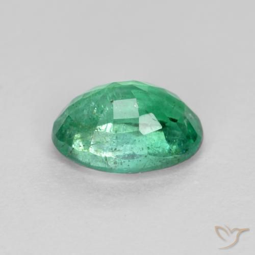 0.76克拉天然翠，椭圆形，SI