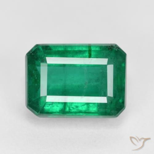 3.82ct 天然 中绿色 翠, 祖母绿式切割, VS-SI