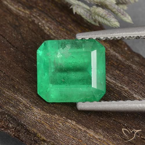 1.77ct 天然 浅绿色 翠, 祖母绿式切割, VS-SI
