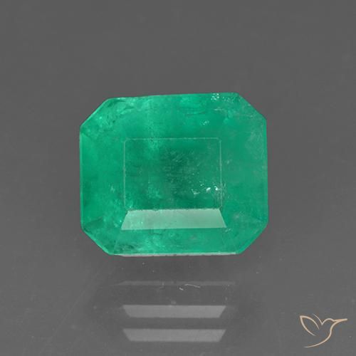 3.15ct 天然 森林绿 翠, 祖母绿式切割, SI