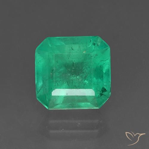3.35ct 天然 翡翠绿 翠, 祖母绿式切割, SI