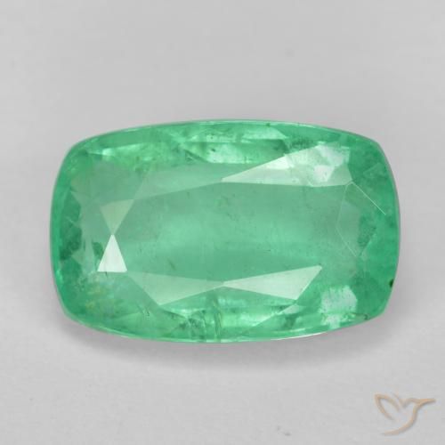 2.31ct 天然 浅绿色 翠, 软垫, SI-I1
