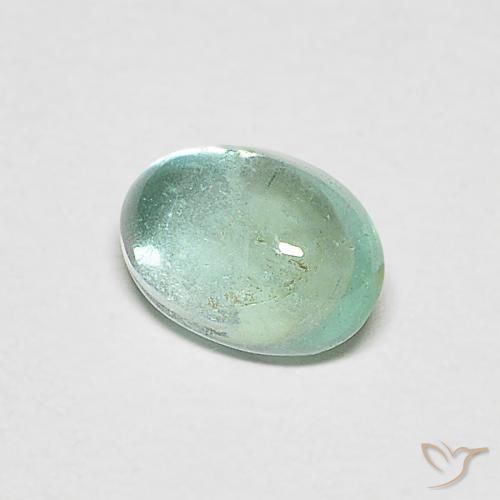 0.51克拉天然翠，椭圆形，透明