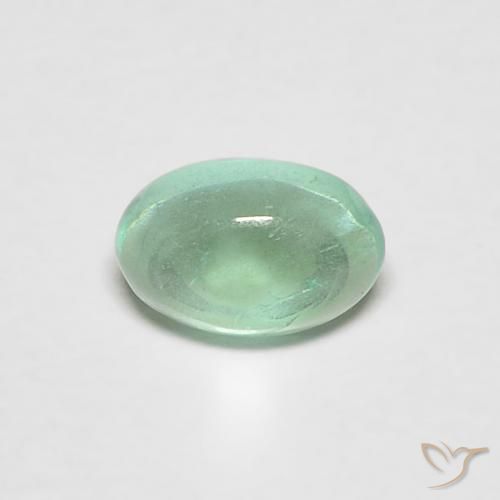0.40克拉天然翠，椭圆形，透明