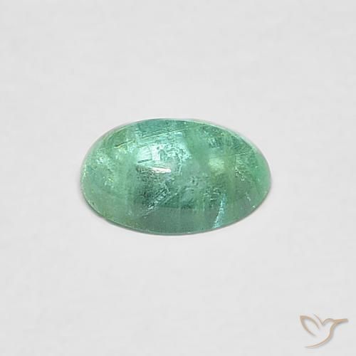 0.40克拉天然翠，椭圆形，透明