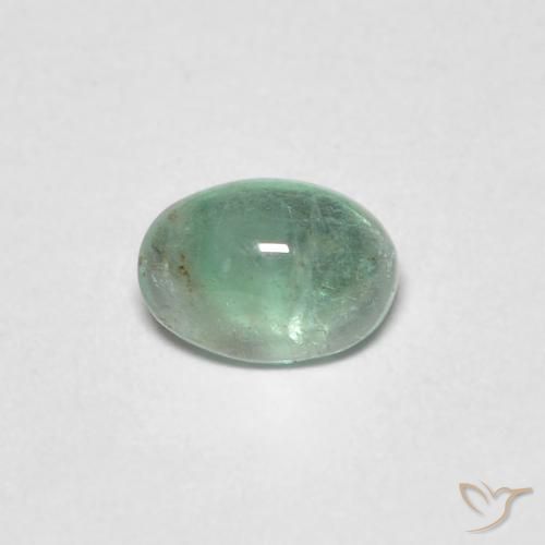 0.37克拉天然翠，椭圆形，透明