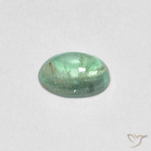 0.37克拉天然翠，椭圆形，透明