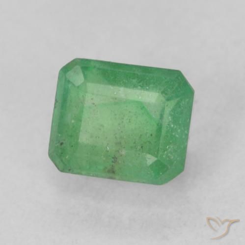 0.81克拉天然翠，八边形，SI