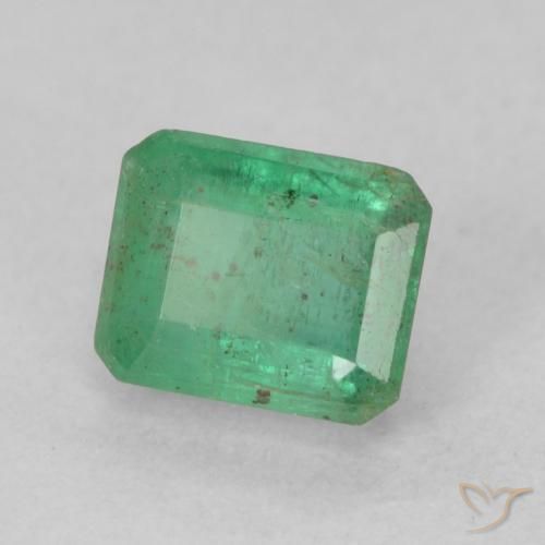 0.74克拉天然翠，八边形，SI