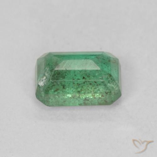 0.74克拉天然翠，八边形，SI