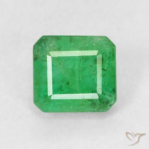 0.72ct 天然 中绿色 翠, 祖母绿式切割, SI-I1