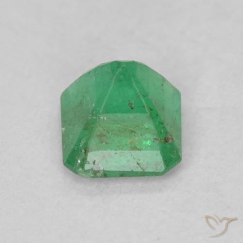 0.35克拉天然翠，八边形，SI