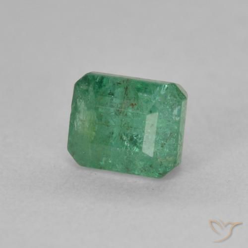 0.89克拉天然翠，八边形，SI