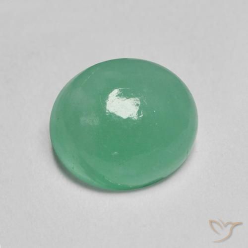 2.01克拉天然翠，椭圆形，半透明