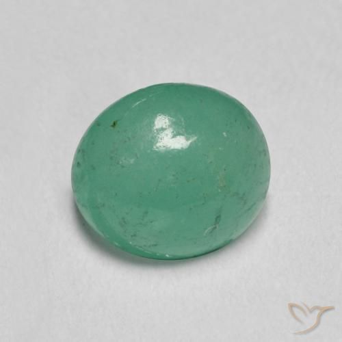 0.79克拉天然翠，椭圆形，半透明