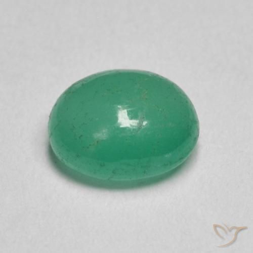 0.79克拉天然翠，椭圆形，半透明