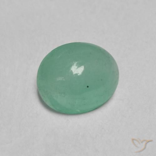 0.36克拉天然翠，椭圆形，半透明
