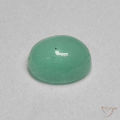 0.36克拉天然翠，椭圆形，半透明