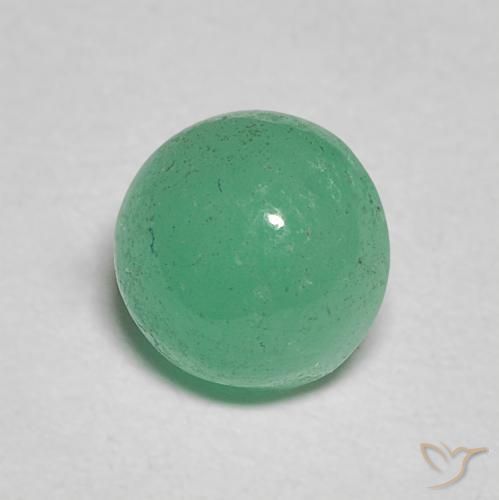 0.86克拉天然翠，圆形的，半透明
