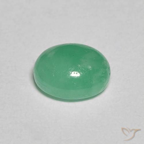 1.11克拉天然翠，椭圆形，半透明