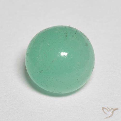 1.81克拉天然翠，圆形的，半透明