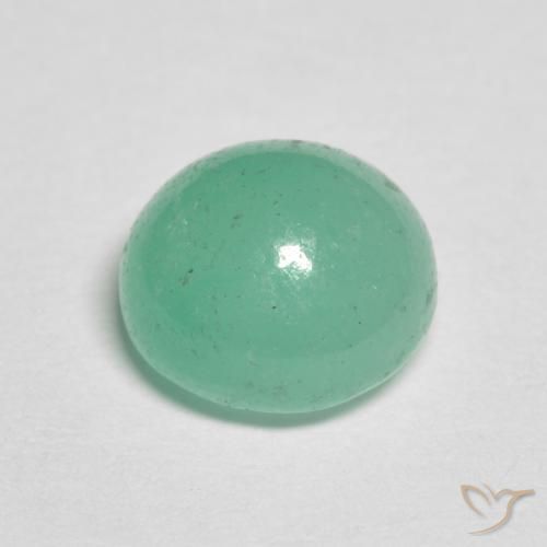 1.81克拉天然翠，圆形的，半透明