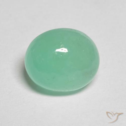 1.40克拉天然翠，椭圆形，半透明