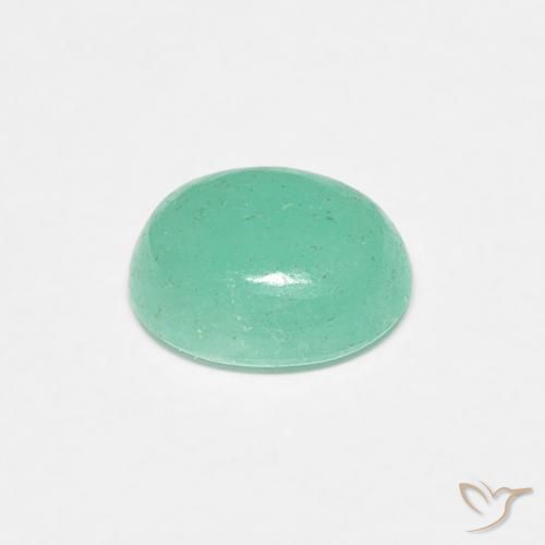 0.67克拉天然翠，椭圆形，半透明