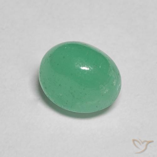 0.92克拉天然翠，椭圆形，半透明