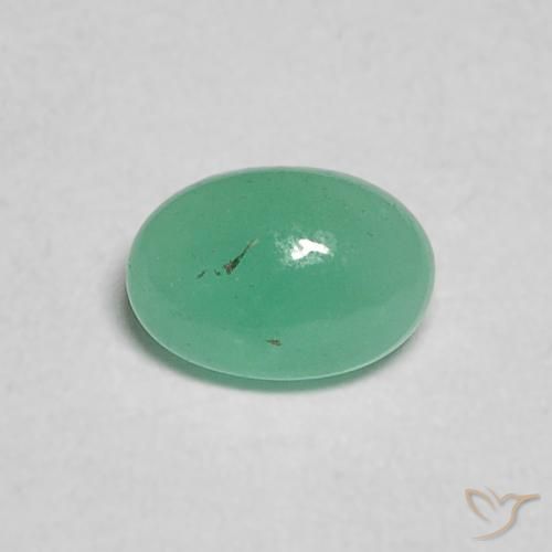 0.29克拉天然翠，椭圆形，半透明
