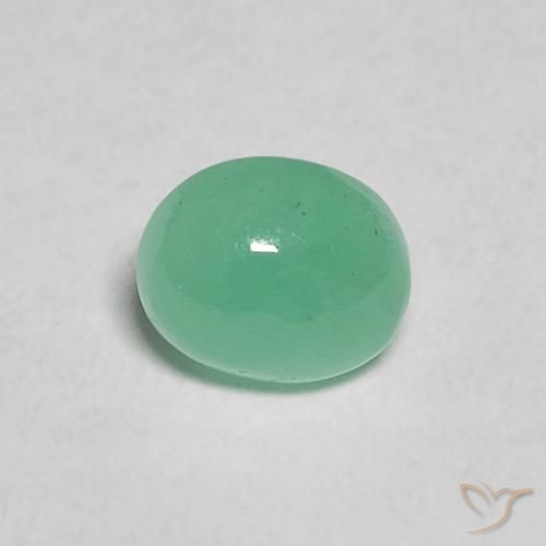 0.47克拉天然翠，椭圆形，半透明