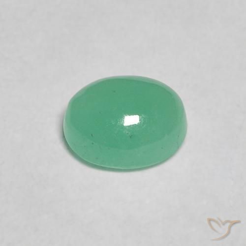 0.47克拉天然翠，椭圆形，半透明