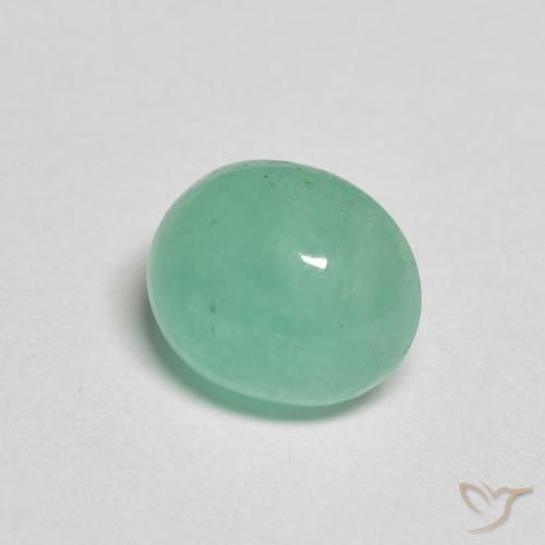 1.13克拉天然翠，椭圆形，半透明