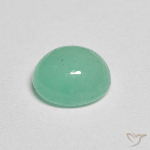 1.13克拉天然翠，椭圆形，半透明