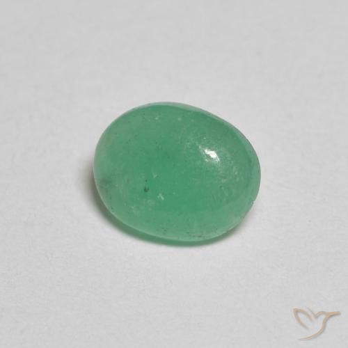 0.62克拉天然翠，椭圆形，半透明