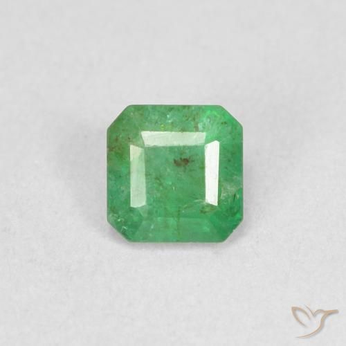 0.30ct 天然 三叶草绿 翠, 祖母绿式切割, SI