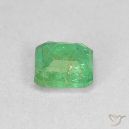 0.42克拉天然翠，八边形，SI