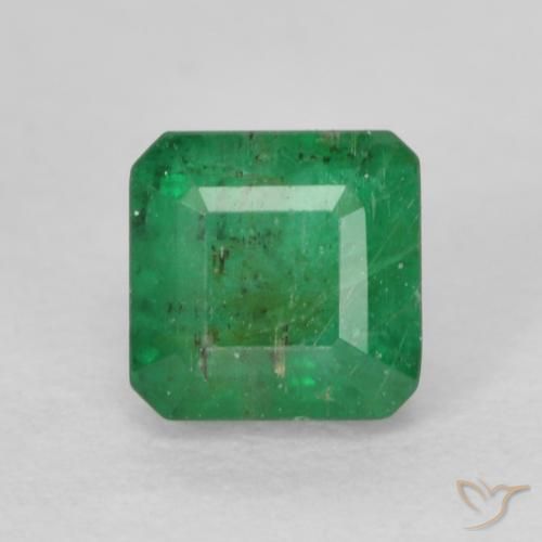 0.52ct 天然 中绿色 翠, 祖母绿式切割, SI