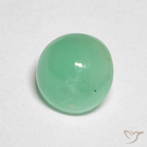 0.88克拉天然翠，圆形的，半透明