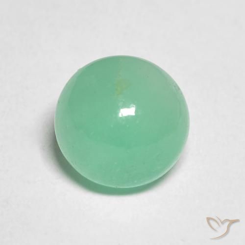 1.94克拉天然翠，圆形的，半透明