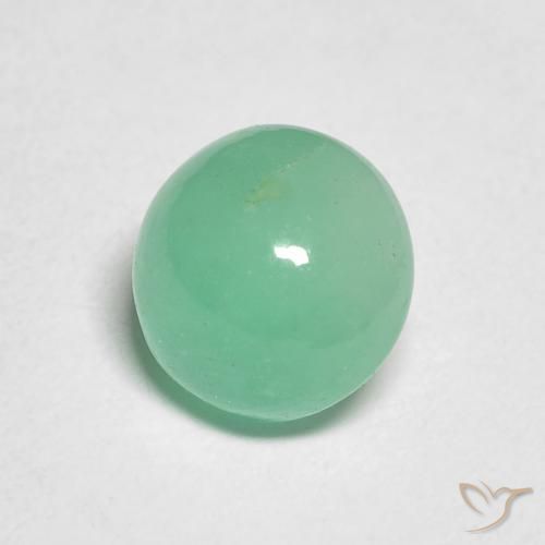 1.94克拉天然翠，圆形的，半透明