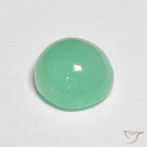 1.94克拉天然翠，圆形的，半透明