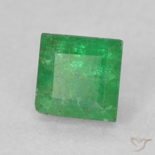 0.23克拉天然翠，正方形，I1