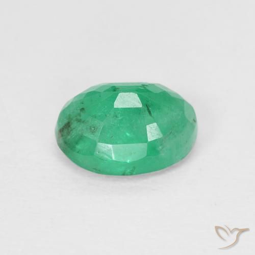 0.90克拉天然翠，椭圆形，VS-SI