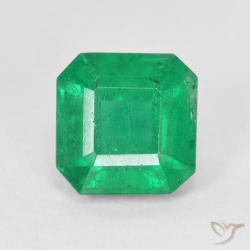 2.39ct 天然 浅绿色 翠, 祖母绿式切割, VS